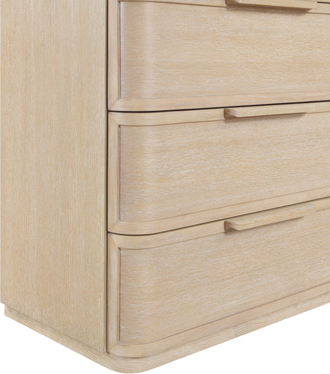 Florence Natural Oak Veneer And Solid Wood Dresser, 1 Piece