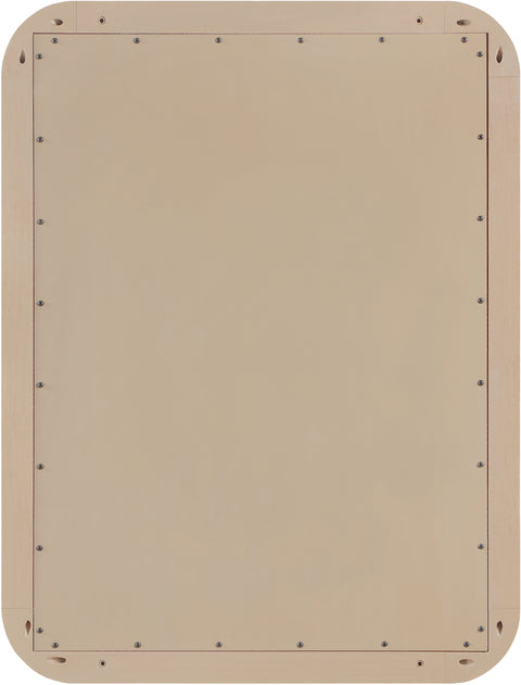 Florence 20" Natural Solid Wood Frame Mirror, 1 Piece