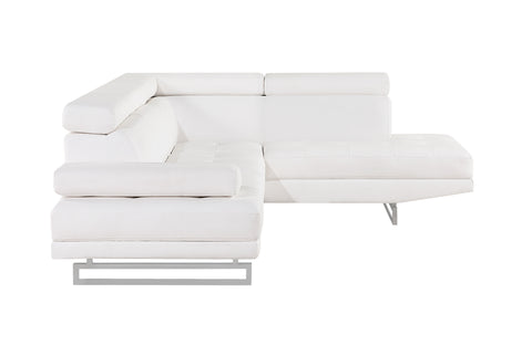 Cheryl White PU RIGHT ARM FACING SECTIONAL