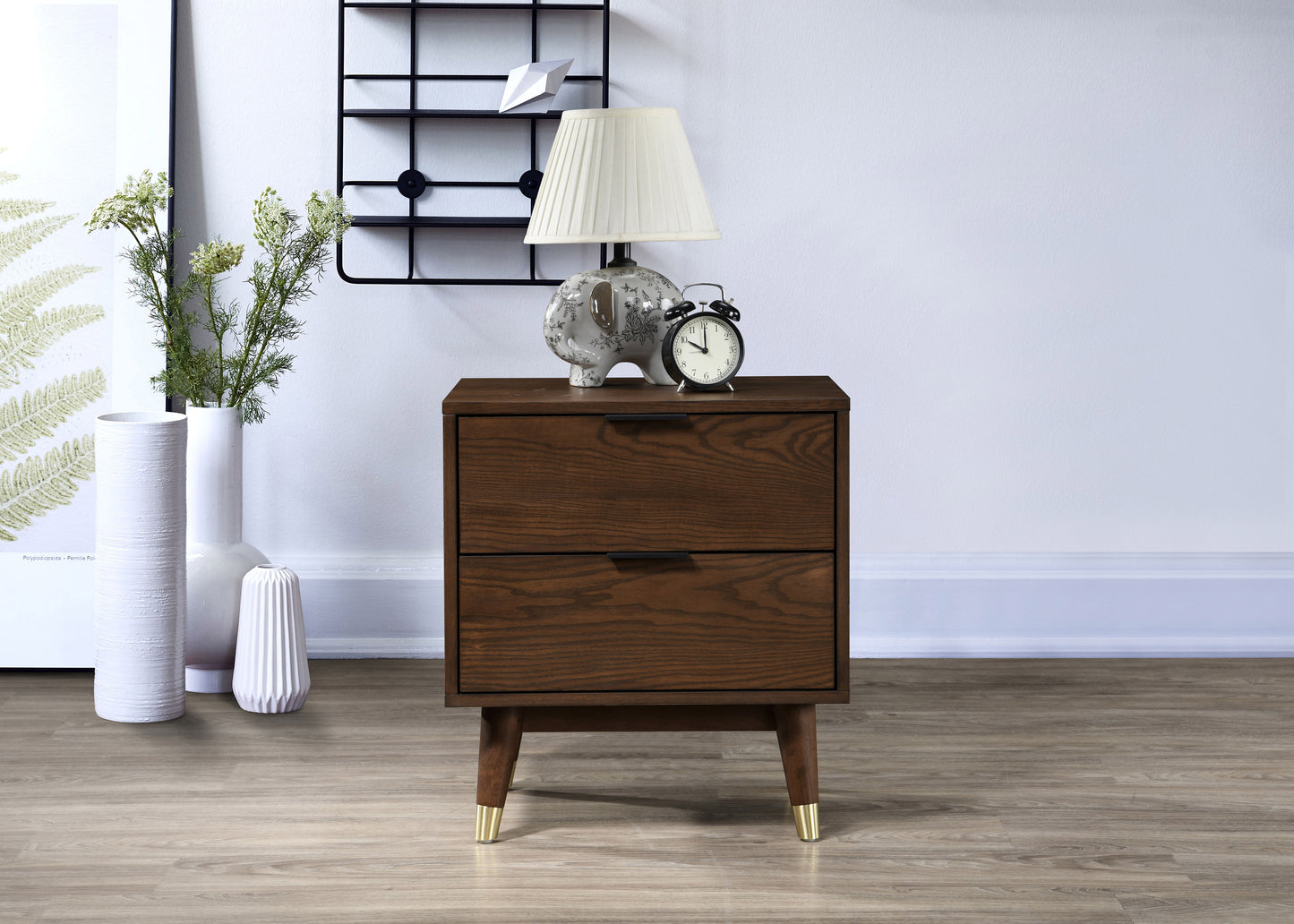 principessa walnut night stand ns