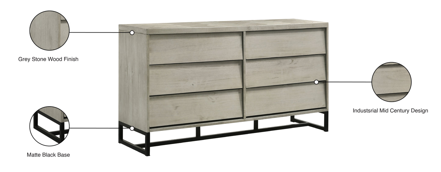 banquet grey stone dresser d