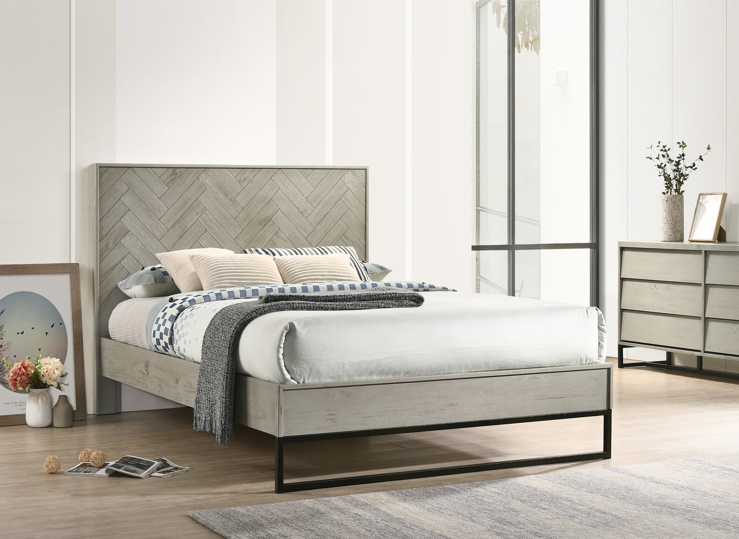 king bed (3 boxes)