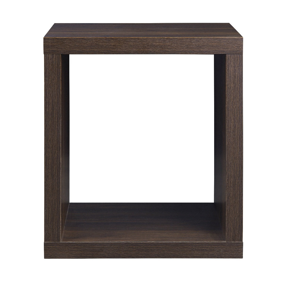 otith modular-accent cabinet, walnut finish