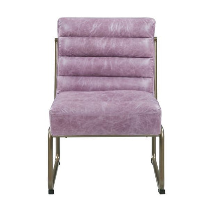 Ottey Accent Chair, Wisteria Top Grain Leather