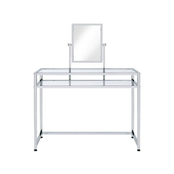 hewett vanity set, chrome finish