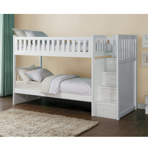 Dalton (4) Twin/Twin Step Bunk Bed