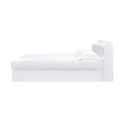 Ottesen Queen Bed W/Storage, White Finish