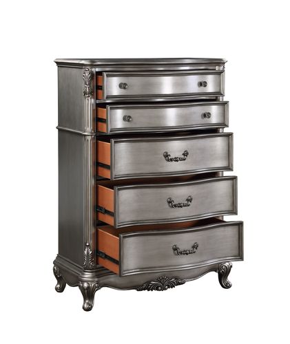 daveigh chest, antique platinum finish