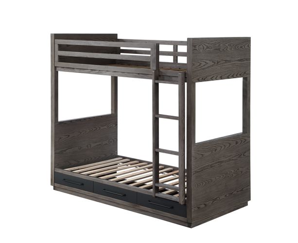 twin/twin bunk bed w/storage