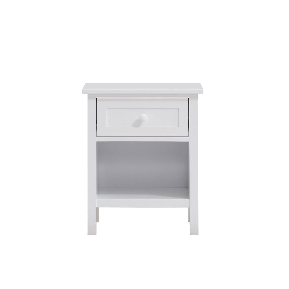 raquan nightstand, white finish