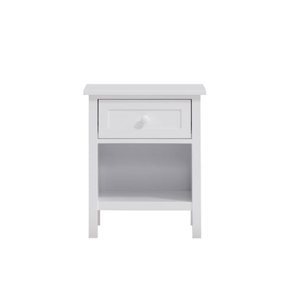 Raquan Nightstand, White Finish