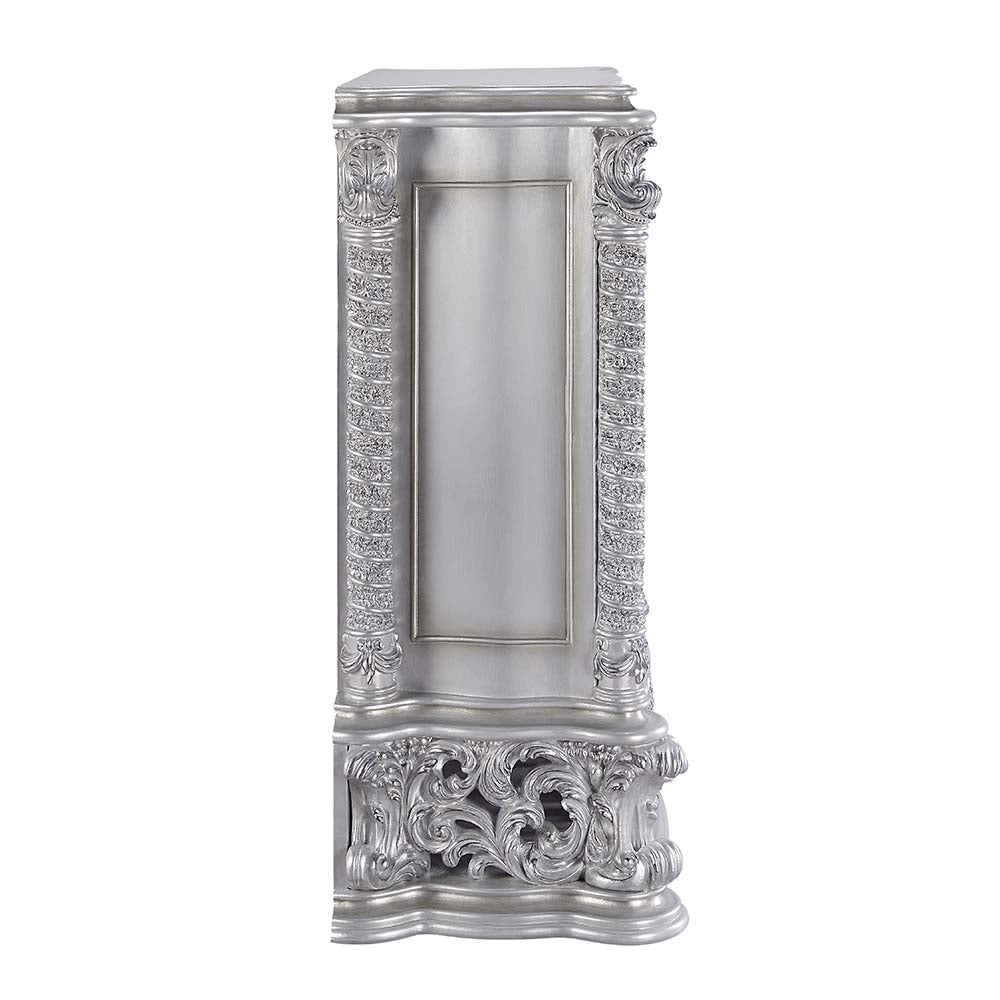 rashawn chest, antique platinum finish