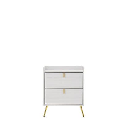 Renell Nightstand, White Finish