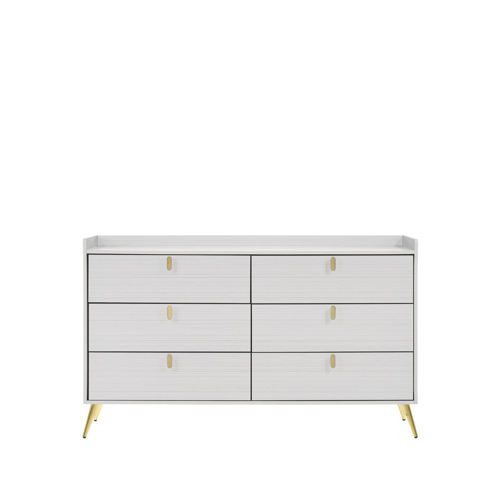 renell dresser, white finish