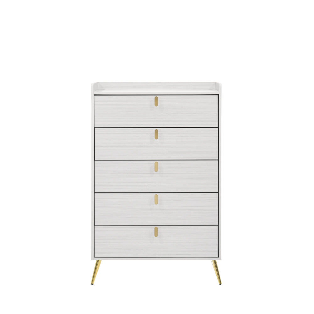 renell chest, white finish