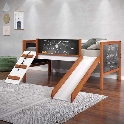 TWIN LOFT BED W/SLIDE