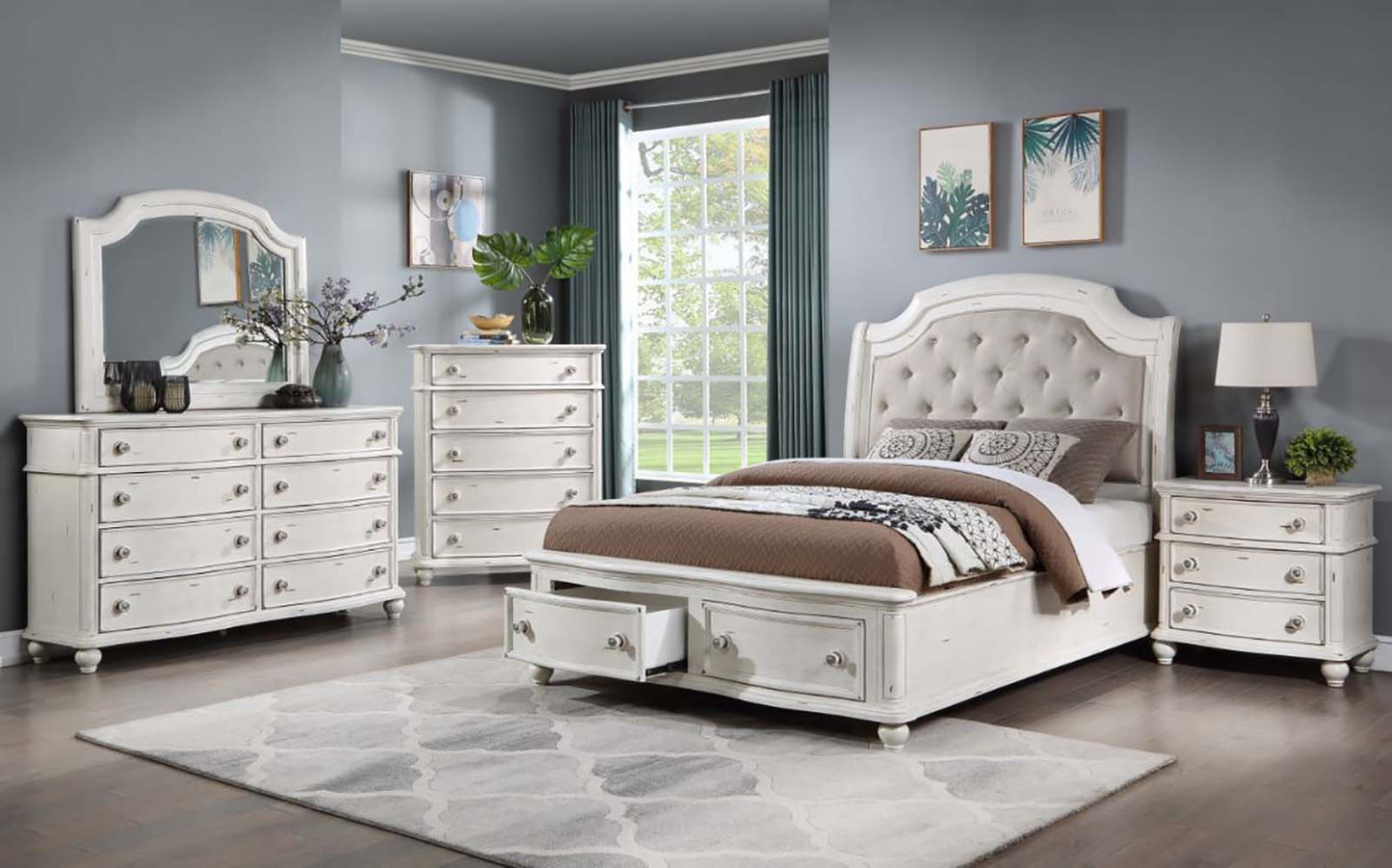 ek bed w/storage