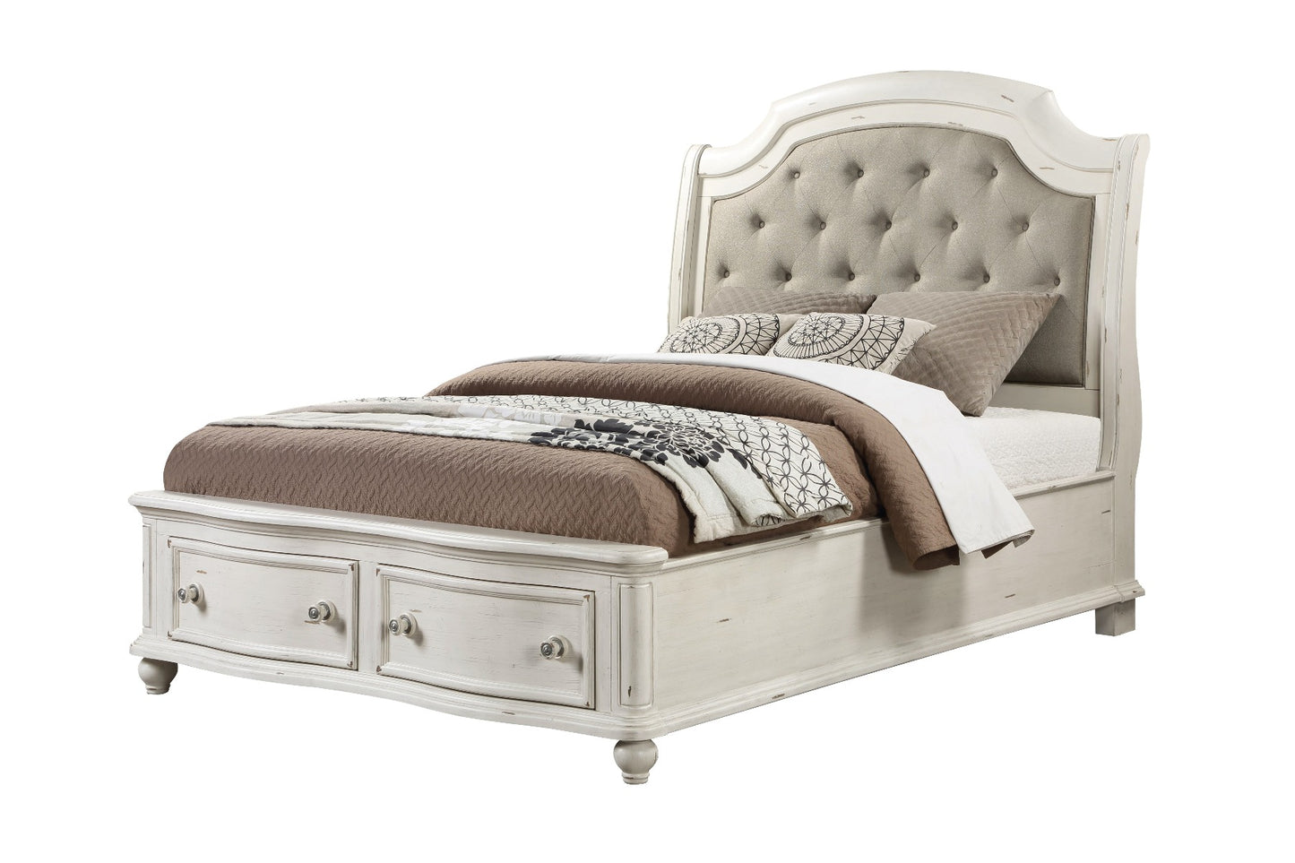 queen bed w/storage