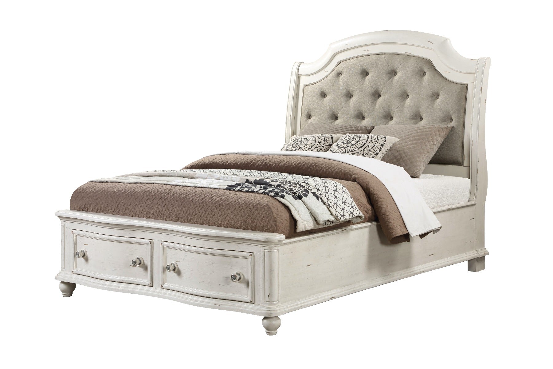 QUEEN BED W/STORAGE