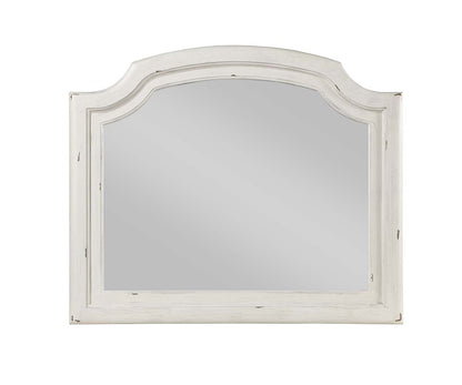 Rizgek Mirror, Antique White Finish