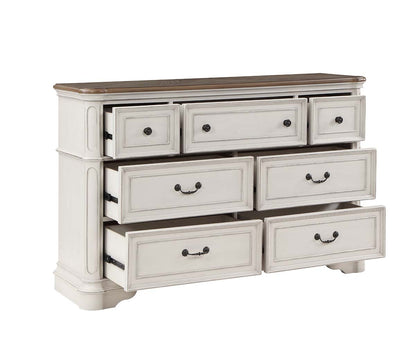 Babs Dresser, Antique White Finish