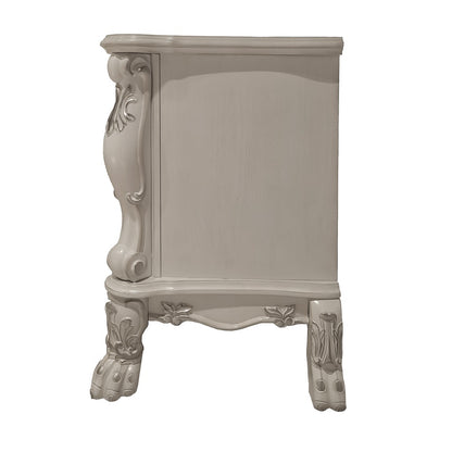 Avery II Nightstand, Bone White Finish