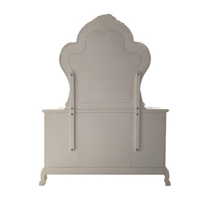 ADITYA Dresser, Bone White Finish