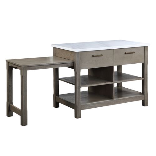 kitchen island w/pull out table