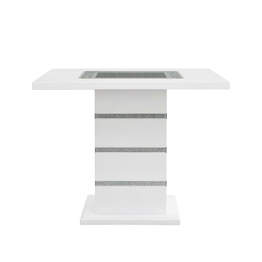 COUNTER HEIGHT TABLE W/PEDESTAL BASE