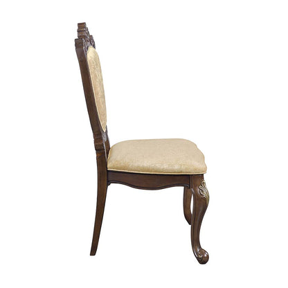 Carlson Side Chair (Set-2), Dark Walnut Finish