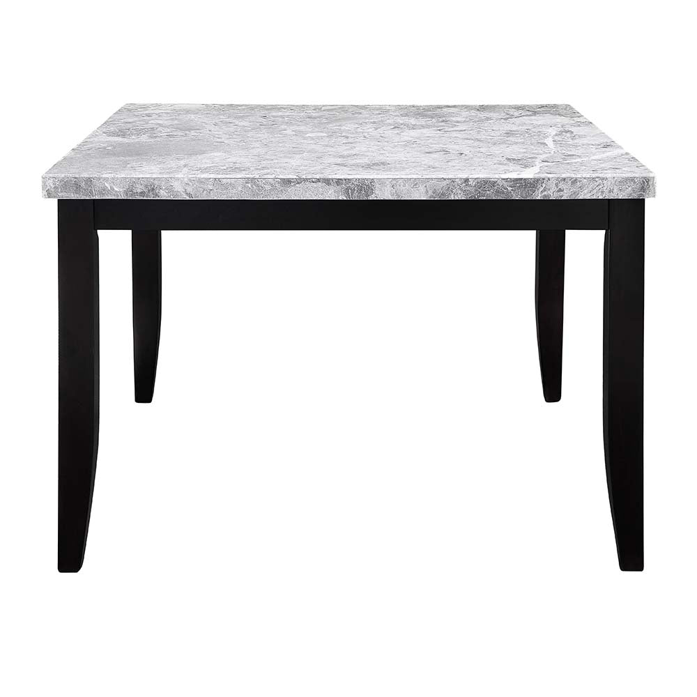 COUNTER HEIGHT TABLE W/MARBLE TOP