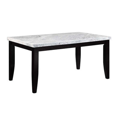 DINING TABLE W/MARBLE TOP