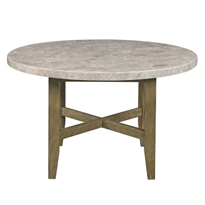 DINING TABLE W/MARBLE TOP