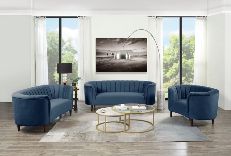 tarian sofa, blue velvet