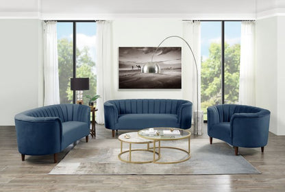 Tarian Sofa, Blue Velvet