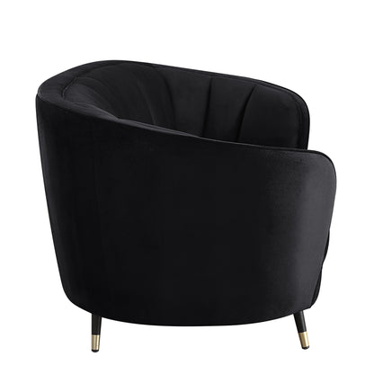 Tartys Sofa, Black Velvet