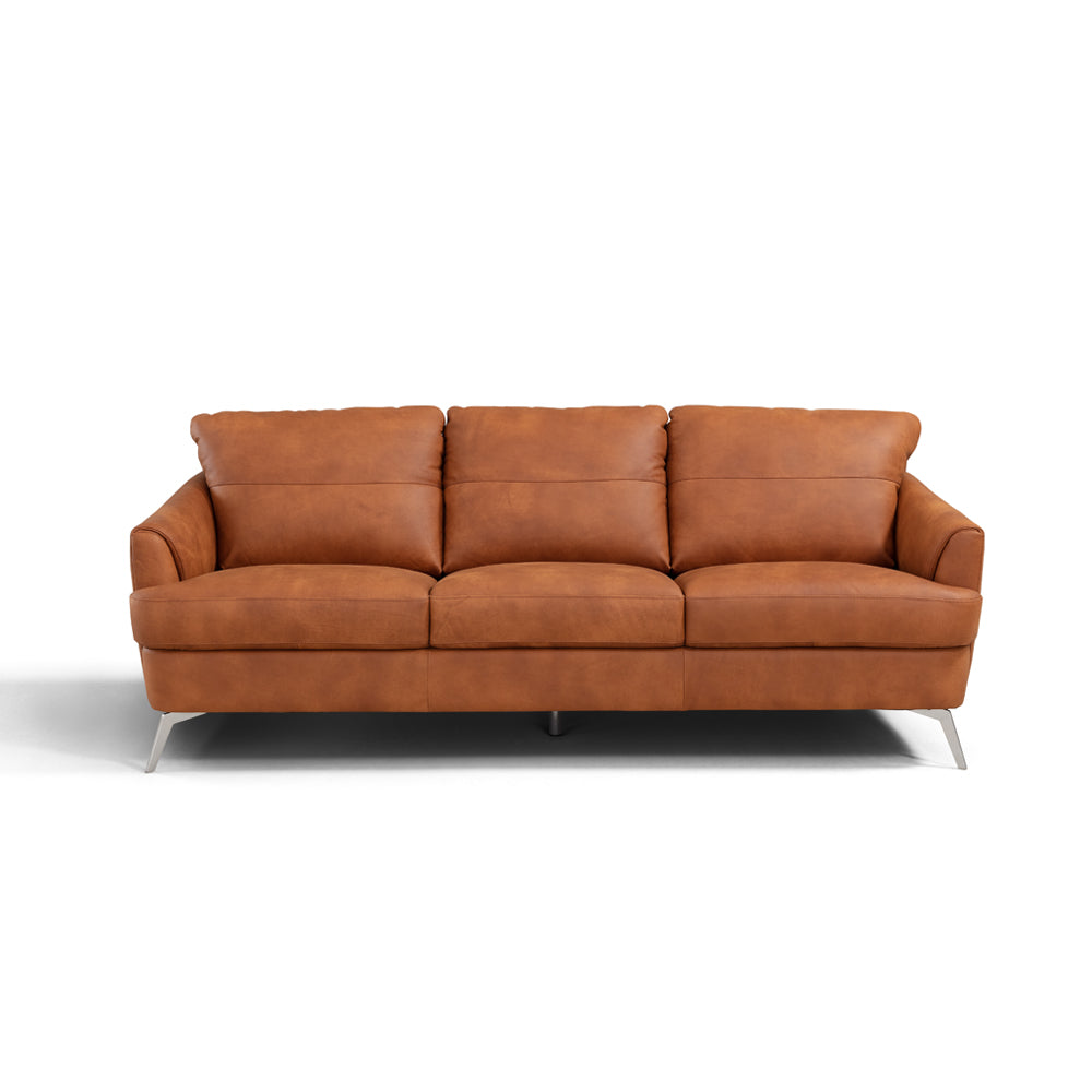 teague sofa, cappuccino leather