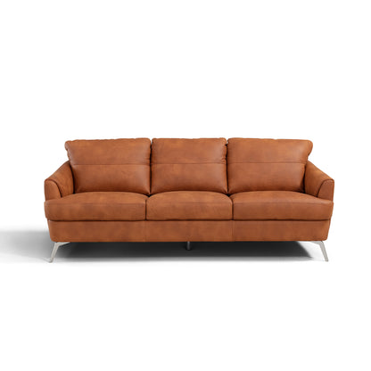 Teague Sofa, Cappuccino Leather