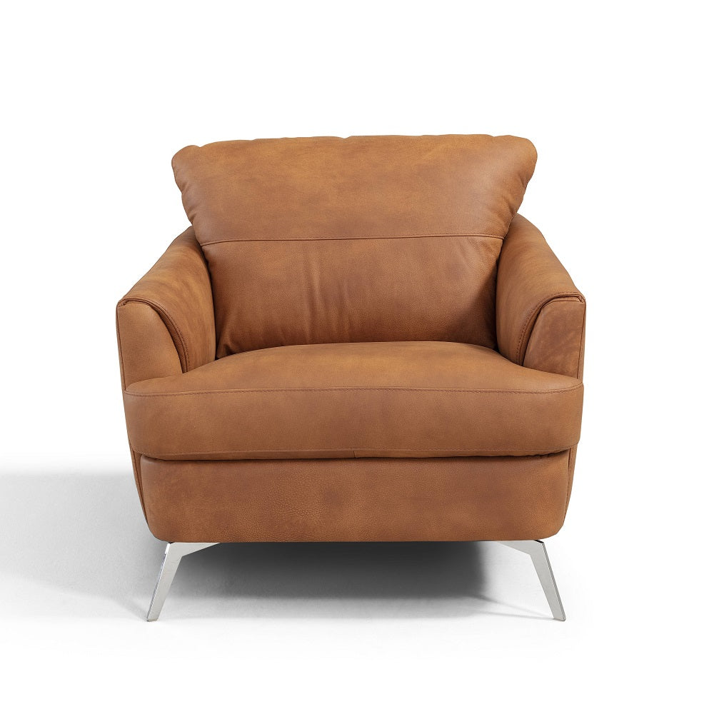 teague chair, cappuccino leather