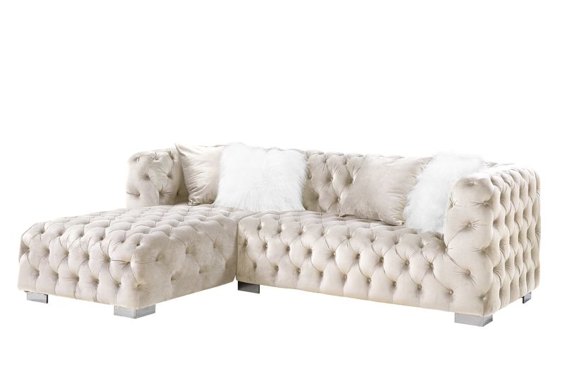 sectional sofa w/4 pillows