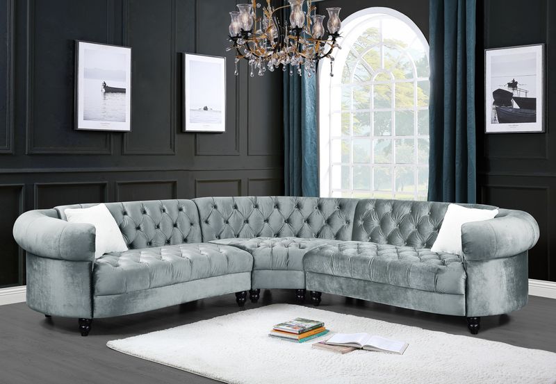 sectional sofa w/2 pillows