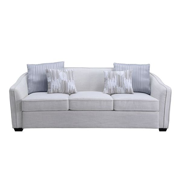 sofa w/4 pillows