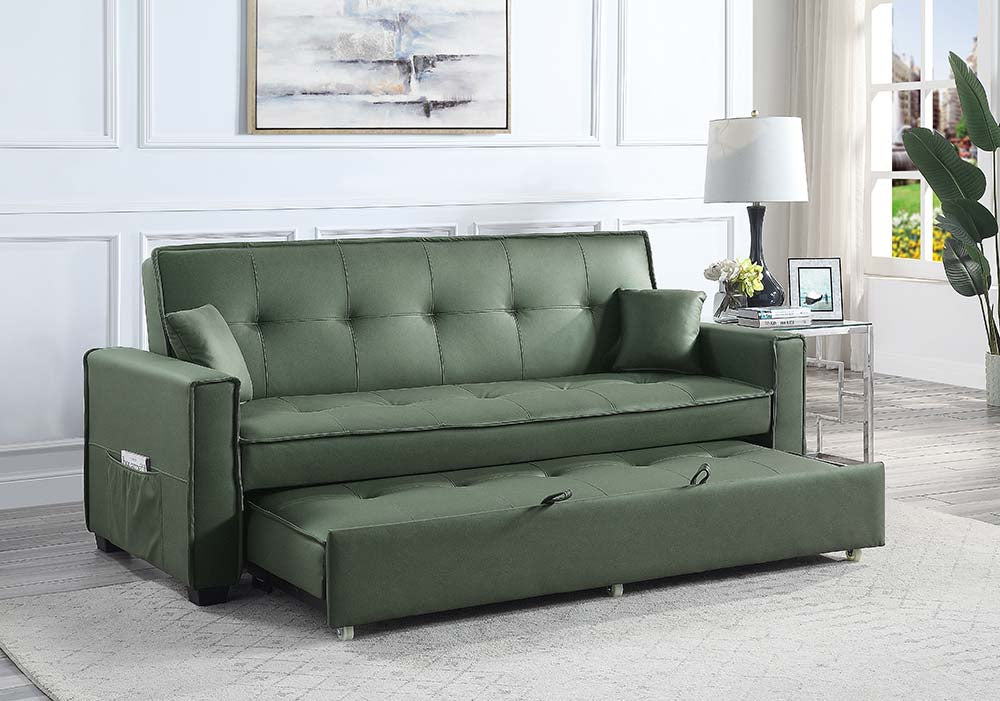 adjustable sofa w/2 pillows