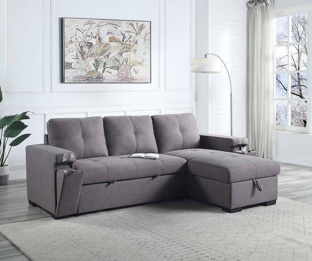 SECTIONAL SOFA W/SLEEPER & STORAGE