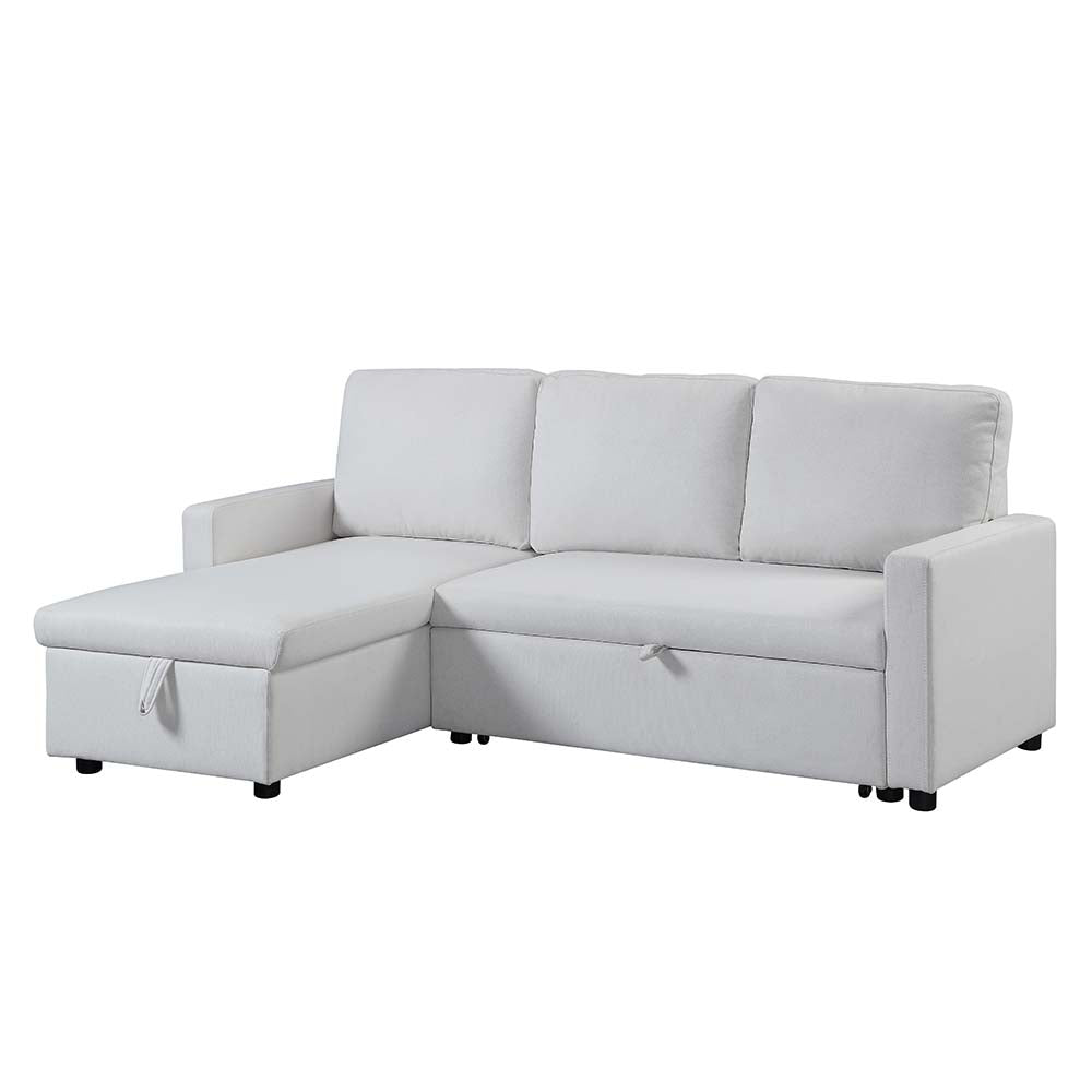 sectional sofa w/sleeper & storage