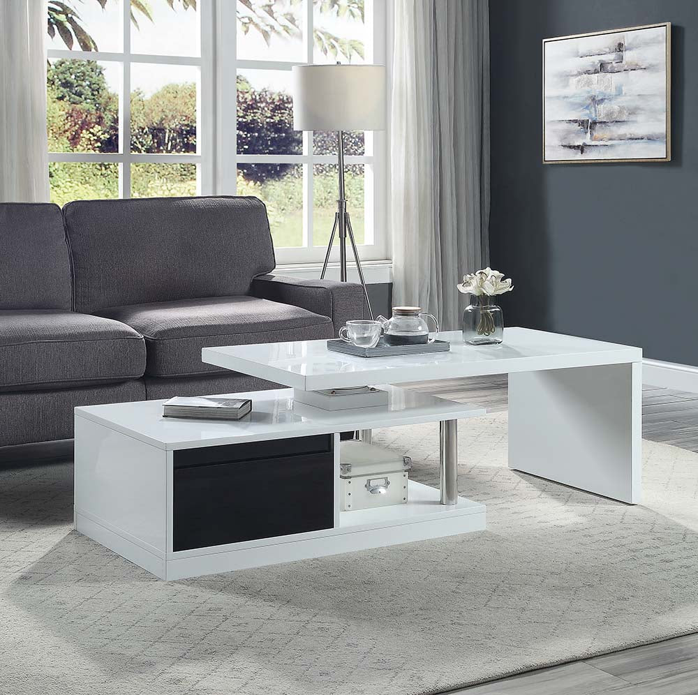 coffee table w/swivel top