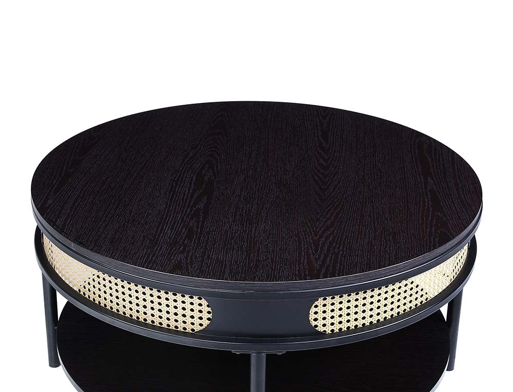 parklon coffee table, black finish