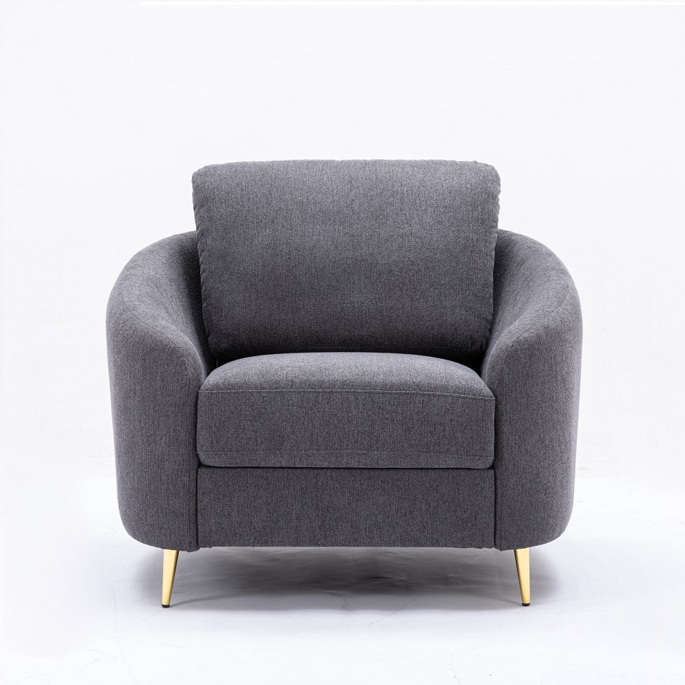 verster chair, gray linen