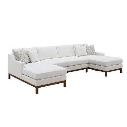 SECTIONAL SOFA W/4 PILLOWS