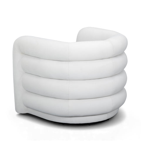Noemie Como Performance Velvet Swivel Accent Chair - image 5